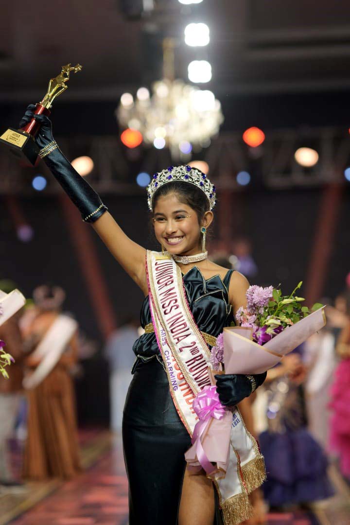 জুনিয়র মিস ইন্ডিয়া- ২০২৬ মিস চার্মিং এ দ্বিতীয় রানার আপ বাউড়িয়ার শৌর্য্যা অধিকারী