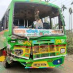 আমতা রাণীহাটি রাস্তায় বাসের ধাক্কায় বাইক আরোহীর মৃত্যু