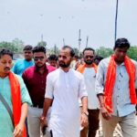 দীপাঞ্চলের নদী বাঁধ পরিদর্শনে আমতার বিধায়ক অমিত সামন্ত