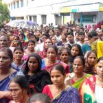 অন্নপূর্না যোজনার টাকা না পেয়ে বিক্ষোভ